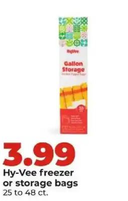 Hy-Vee Hy-Vee freezer or storage bags offer