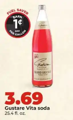 Hy-Vee Gustare Vita soda offer
