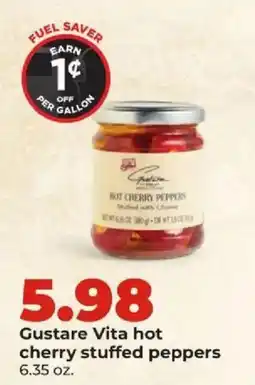 Hy-Vee Gustare Vita hot cherry stuffed peppers offer