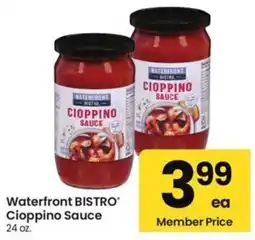 Albertsons Waterfront Bistro Cioppino Sauce offer