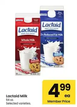 Albertsons Lactaid Milk offer
