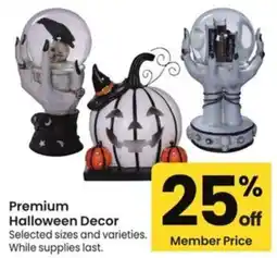 Albertsons Premium Halloween Decor offer