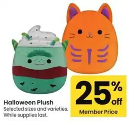 Albertsons Halloween Plush offer