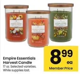 Albertsons Empire Essentials Harvest Candle offer