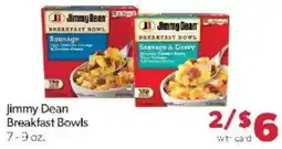 Family Fare Jimmy Dean Breakfast Bowls offer