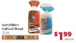 Family Fare Aunt Millie's Half Loaf Bread offer