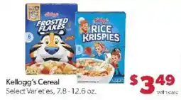 Family Fare Kellogg's Cereal offer
