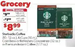 Family Fare Starbucks Coffee offer