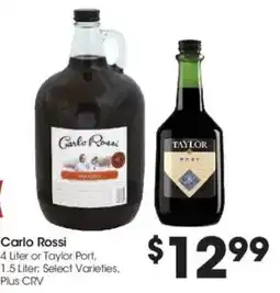 Food 4 Less Carlo Rossi Port offer