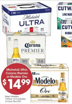 Food 4 Less Michelob Ultra, Corona Premier or Modelo Oro offer