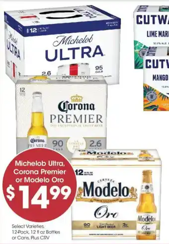 Food 4 Less Michelob Ultra, Corona Premier or Modelo Oro offer