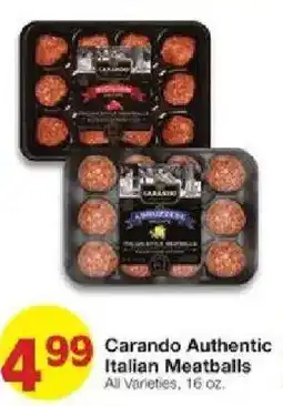 United Supermarkets Carando Authentic Italian Meatballs offer