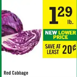 Price Chopper Red Cabbage offer