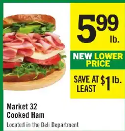 Price Chopper Market 32 Cooked Ham offer