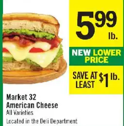 Price Chopper Market 32 American Cheese offer