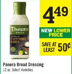Price Chopper Panera Bread Dressing offer