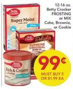Betty Crocker frosting or mix