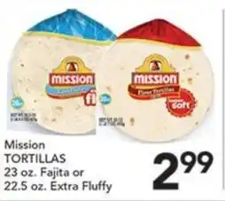 Pete's Fresh Market Mission tortillas offer