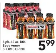 Pete's Fresh Market Body Armor sports drink offer