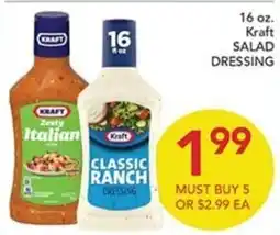 Pete's Fresh Market Kraft salad dressing offer