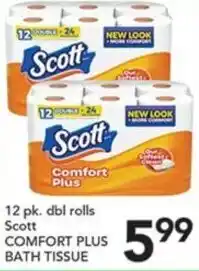 Pete's Fresh Market Scott Comfort Plus Bath Tissue offer