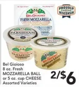 Pete's Fresh Market Bel Gioioso mozzarella ball or cheese offer