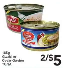 Pete's Fresh Market Gwaizi or Cedar Garden Tuna offer