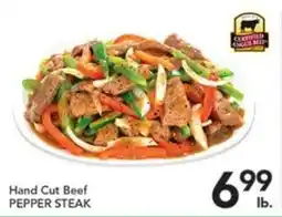 Pete's Fresh Market Hand Cut Beef Pepper Steak offer