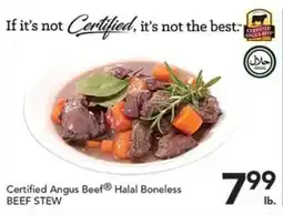 Pete's Fresh Market Certified Angus Beef® Halal Boneless Beef Stew offer