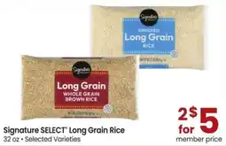 Albertsons Signature Select Long Grain Rice offer