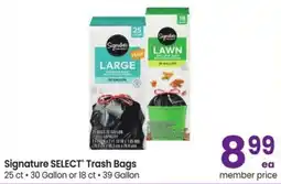 Albertsons Signature SELECT Trash Bags offer
