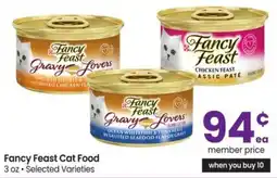 Albertsons Fancy Feast Cat Food offer