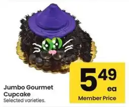 Albertsons Jumbo Gourmet Cupcake offer