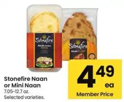 Albertsons Stonefire Naan or Mini Naan offer