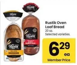Albertsons Rustik Oven Loaf Bread offer