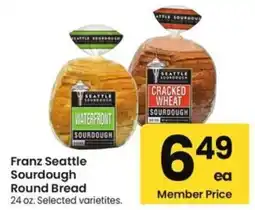 Albertsons Franz Seattle Sourdough Round Bread offer