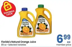 Albertsons Florida's Natural Orange Juice offer