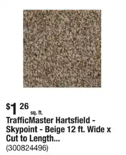 The Home Depot Trafficmaster hartsfield - skypoint - beige offer