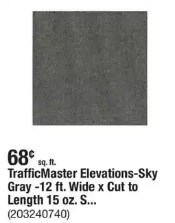 The Home Depot Trafficmaster elevations-sky gray offer