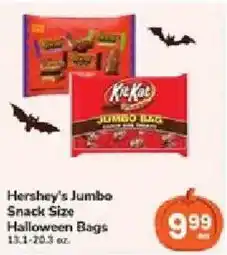 ACME Hershey's Jumbo Snack Size Halloween Bags offer