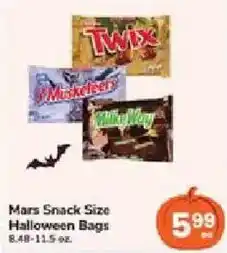 ACME Mars Snack Size Halloween Bags offer