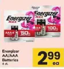 ACME Energizer AA/AAA Batteries offer