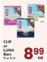 ACME Clif or Luna Bars offer
