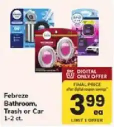 ACME Febreze Bathroom, Trash or Car offer