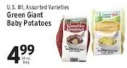 Associated Green Giant baby potatoes offer