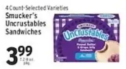 Associated Smucker's Uncrustables Sandwiches offer