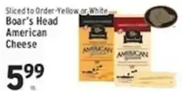 Associated Boar's Head American Cheese offer