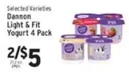 Associated Dannon Light & Fit Yogurt offer