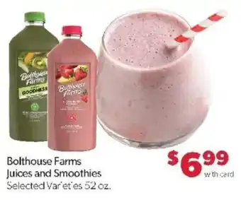Bolthouse Farms Juices and Smoothies