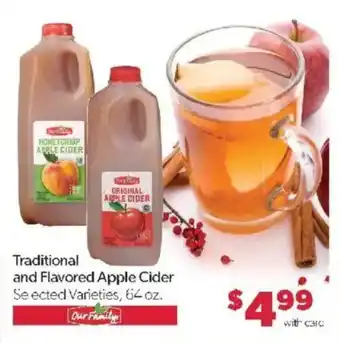 Our Family Traditional and Flavored Apple Cider